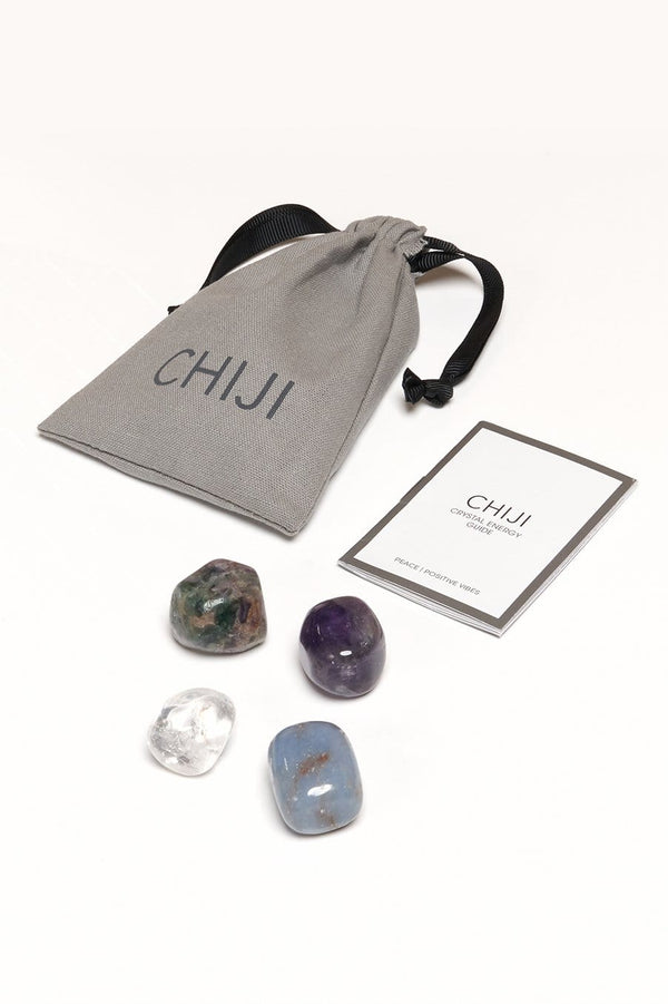 Peace + Positive Vibes Crystal Set